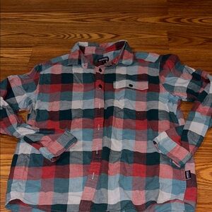 Patagonia Mens Lightweight Fjord Organic Cotton Button Down Flannel Shirt Size M